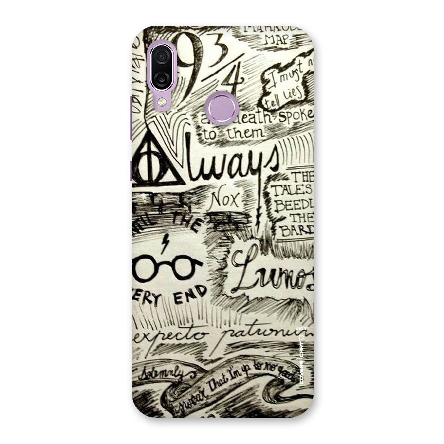 Doodle Art Back Case for Honor Play