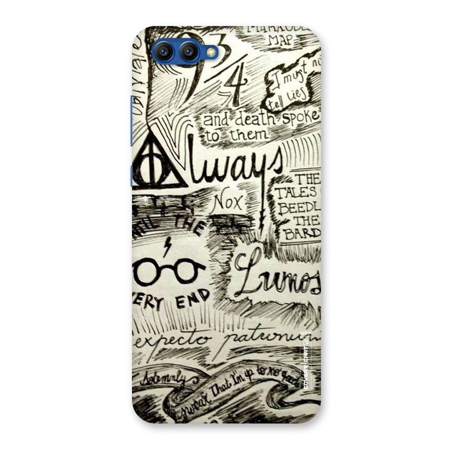Doodle Art Back Case for Honor View 10