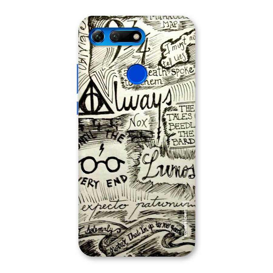 Doodle Art Back Case for Honor View 20