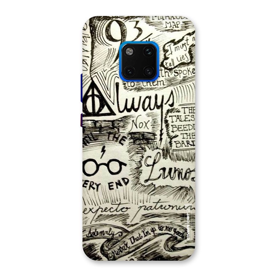 Doodle Art Back Case for Huawei Mate 20 Pro