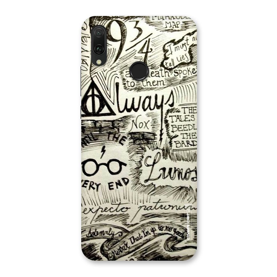 Doodle Art Back Case for Huawei Y9 (2019)