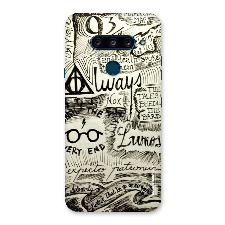 Doodle Art Back Case for LG  V40 ThinQ