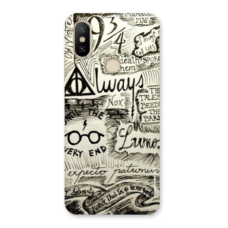Doodle Art Back Case for Mi A2