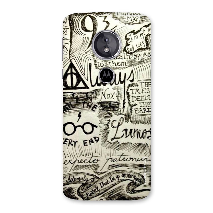 Doodle Art Back Case for Moto E5