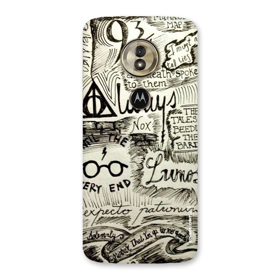 Doodle Art Back Case for Moto G6 Play