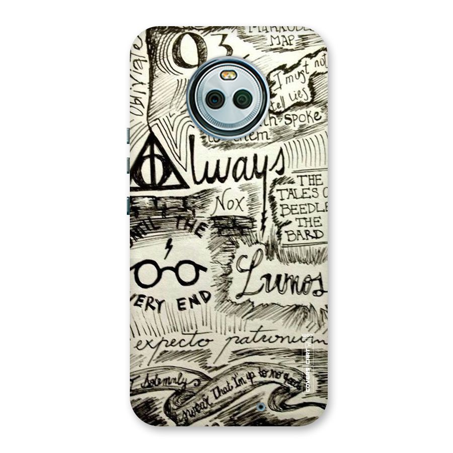 Doodle Art Back Case for Moto X4