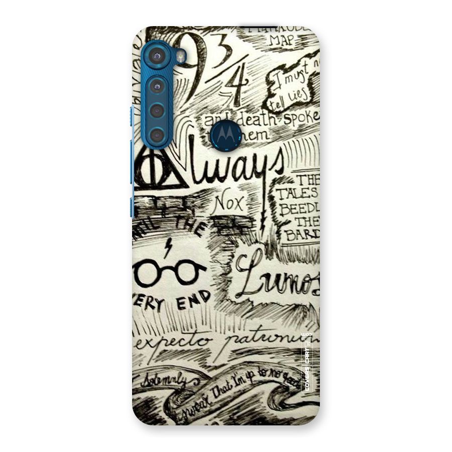 Doodle Art Back Case for Motorola One Fusion Plus