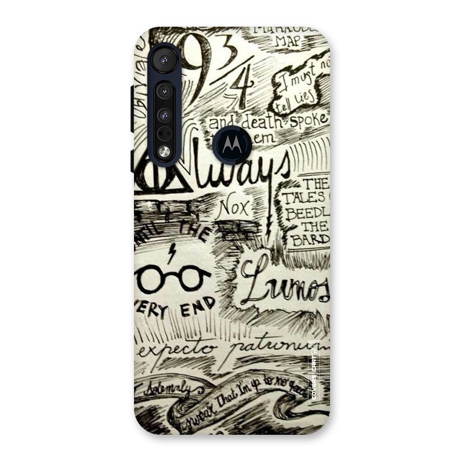 Doodle Art Back Case for Motorola One Macro