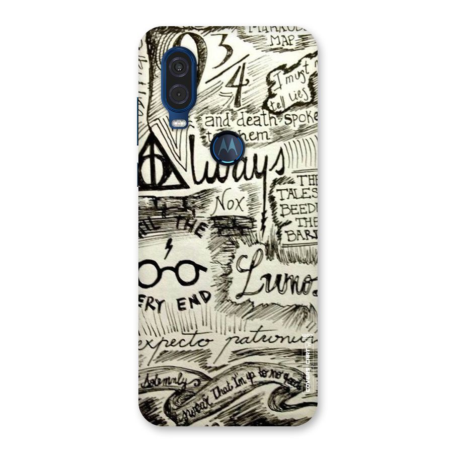 Doodle Art Back Case for Motorola One Vision