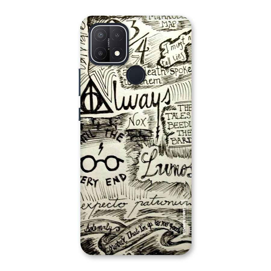 Doodle Art Back Case for Oppo A15s