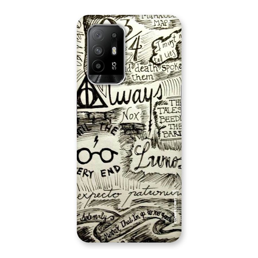 Doodle Art Back Case for Oppo F19 Pro Plus 5G