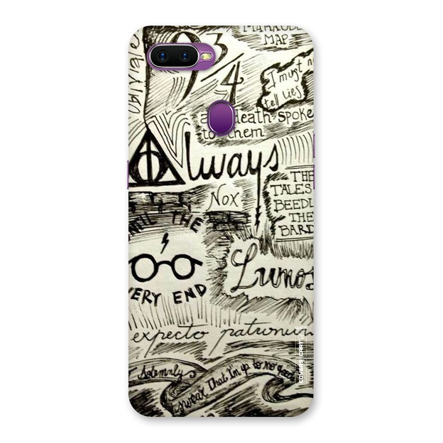 Doodle Art Back Case for Oppo F9