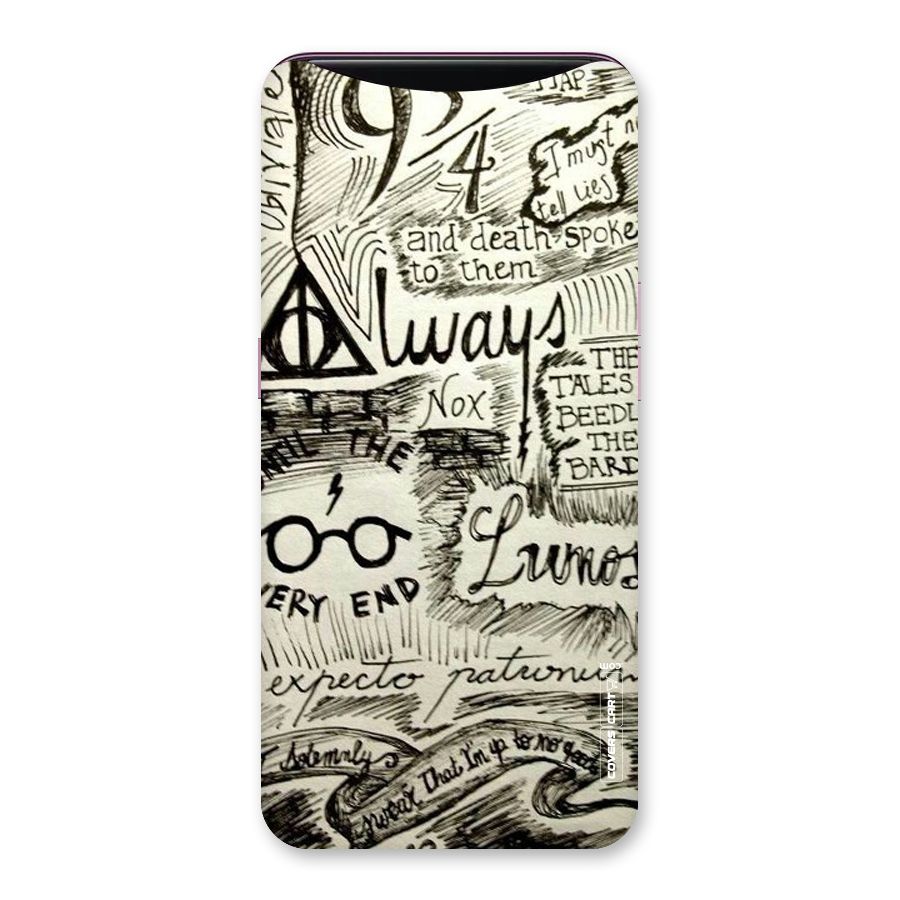 Doodle Art Back Case for Oppo Find X