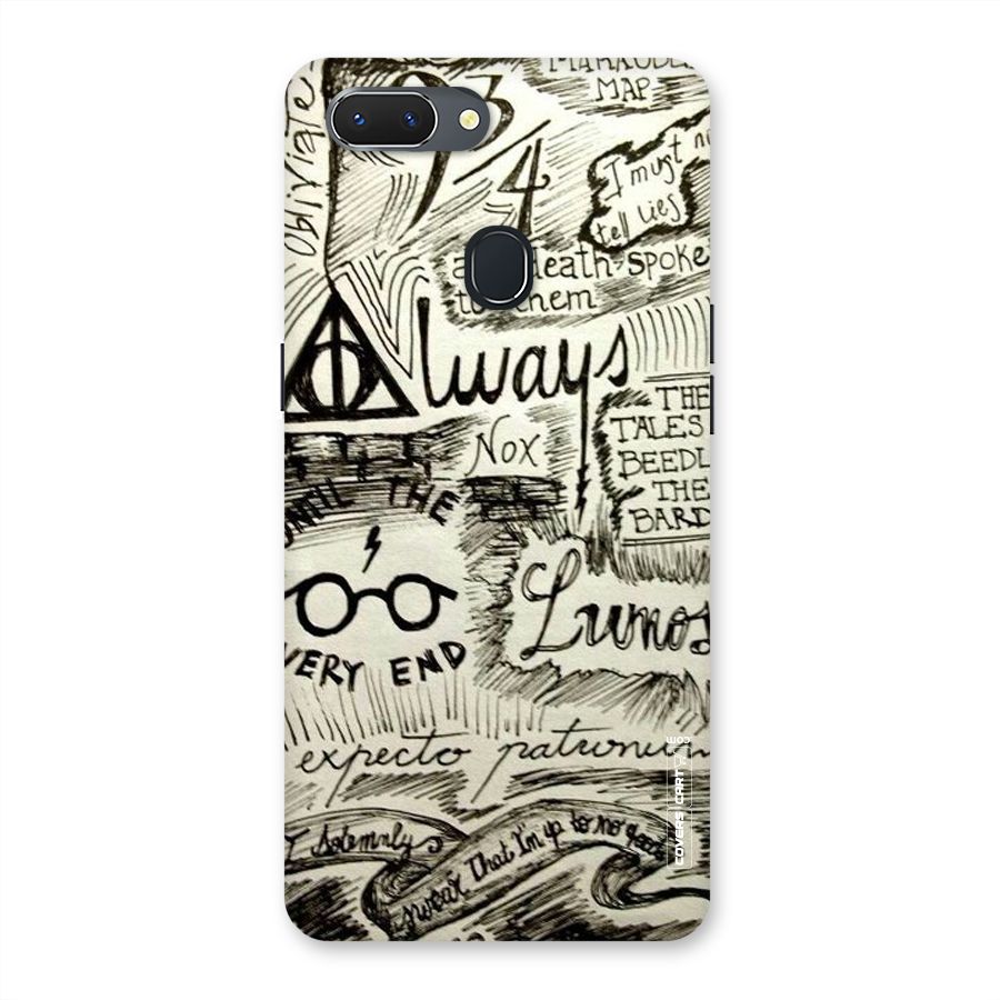 Doodle Art Back Case for Oppo Realme 2