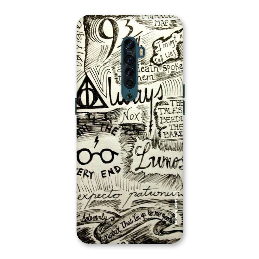 Doodle Art Back Case for Oppo Reno2