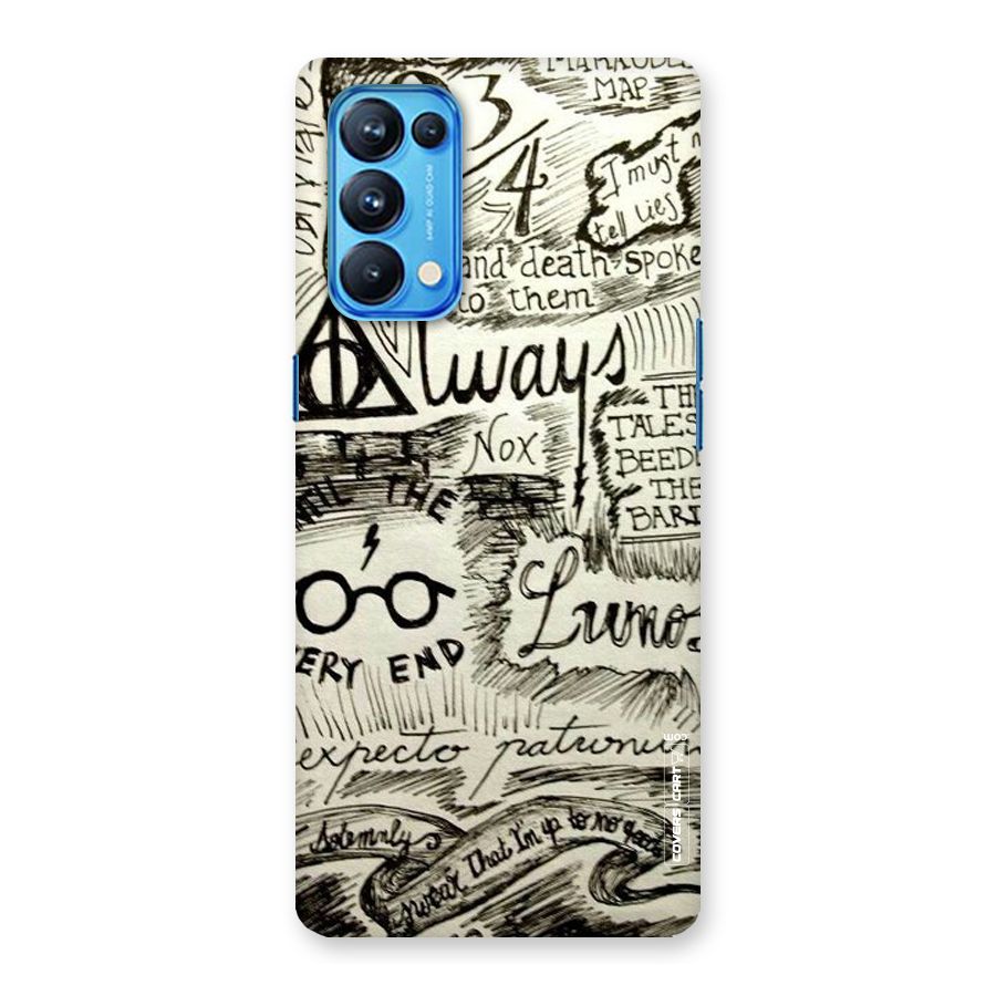 Doodle Art Back Case for Oppo Reno5 Pro 5G
