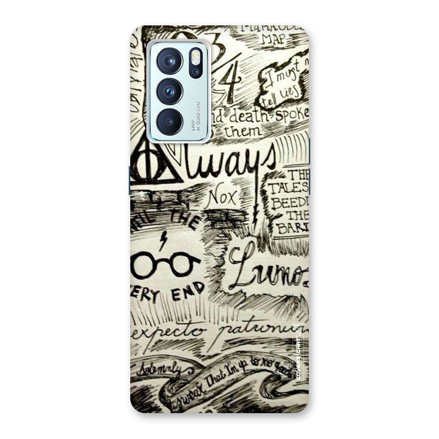 Doodle Art Back Case for Oppo Reno6 Pro 5G