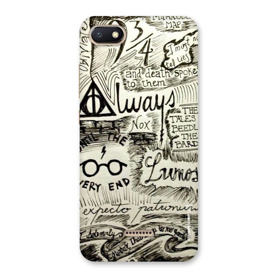 Doodle Art Back Case for Redmi 6A