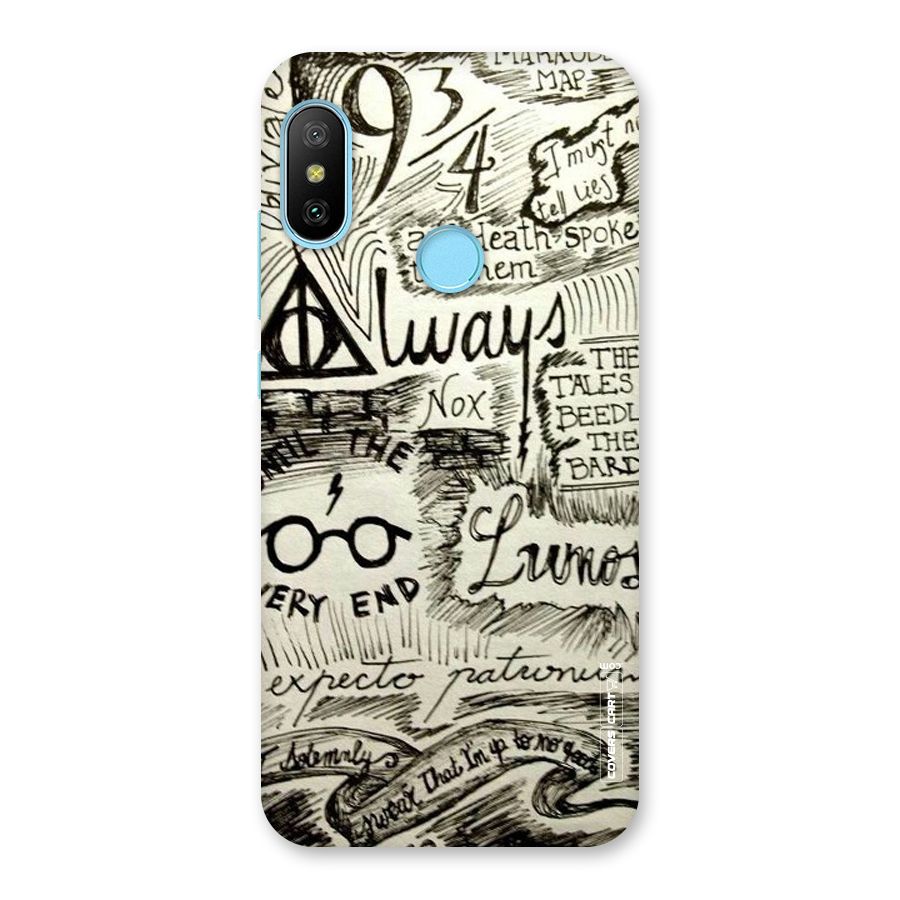 Doodle Art Back Case for Redmi 6 Pro