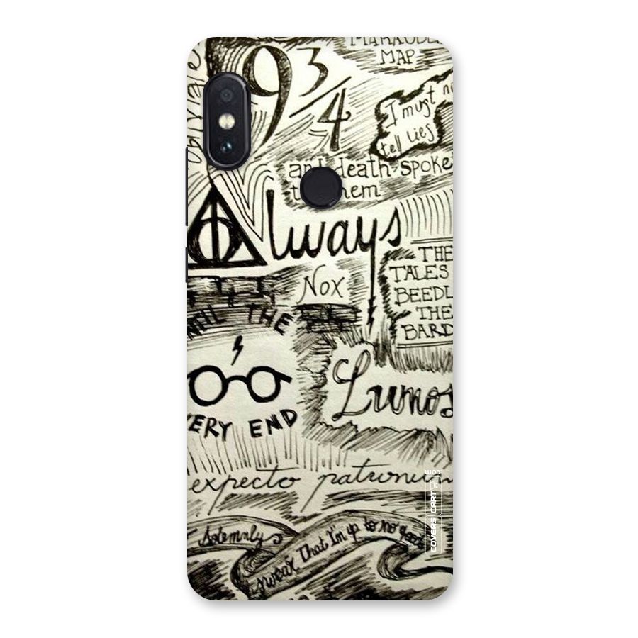 Doodle Art Back Case for Redmi Note 5 Pro