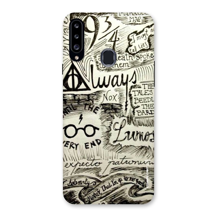 Doodle Art Back Case for Samsung Galaxy A20s