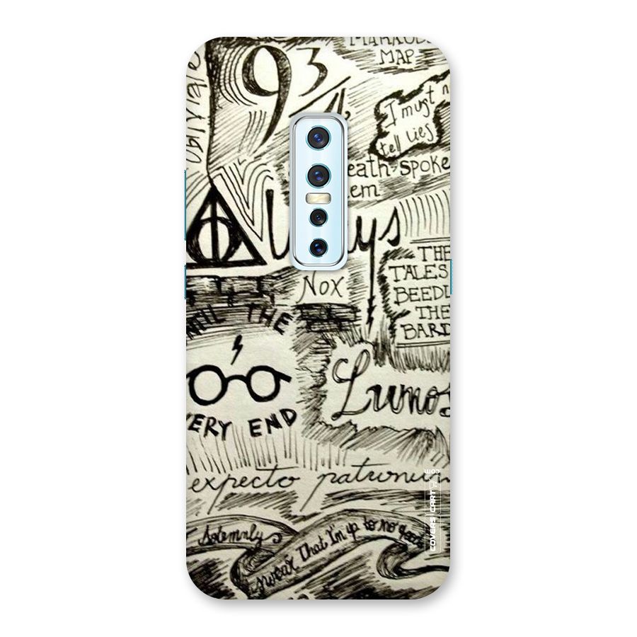 Doodle Art Back Case for Vivo V17 Pro