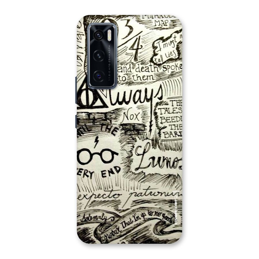 Doodle Art Back Case for Vivo V20 SE