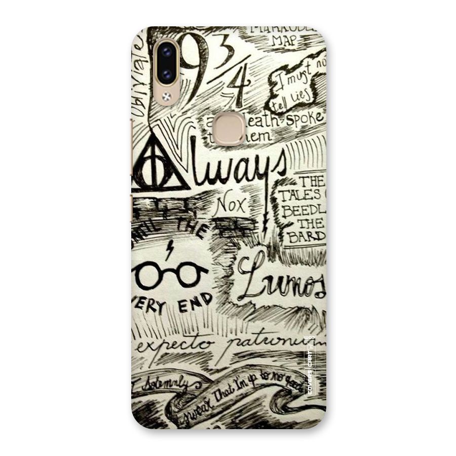 Doodle Art Back Case for Vivo V9 Youth