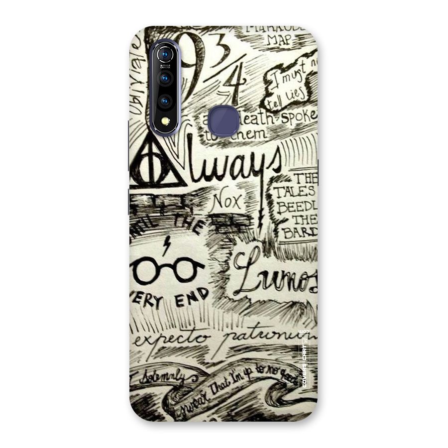 Doodle Art Back Case for Vivo Z1 Pro