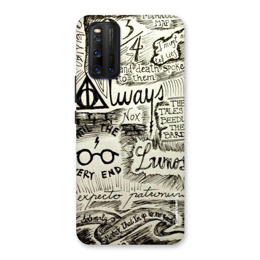 Doodle Art Back Case for Vivo iQOO 3