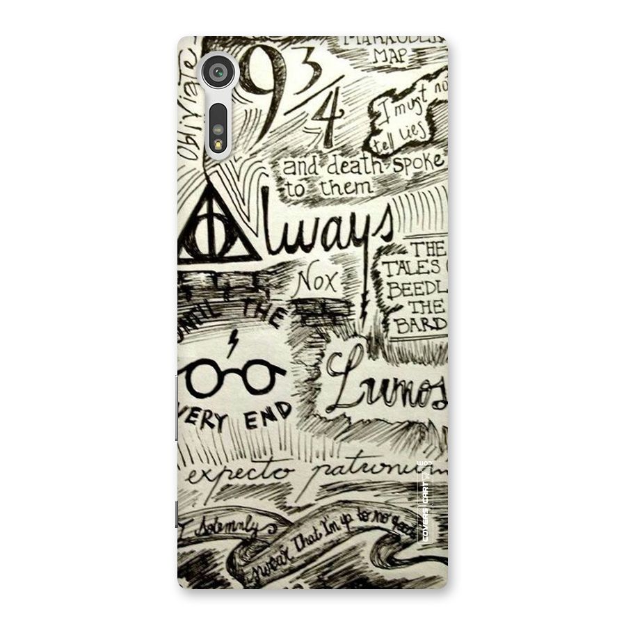 Doodle Art Back Case for Xperia XZ