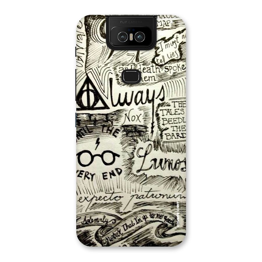 Doodle Art Back Case for Zenfone 6z