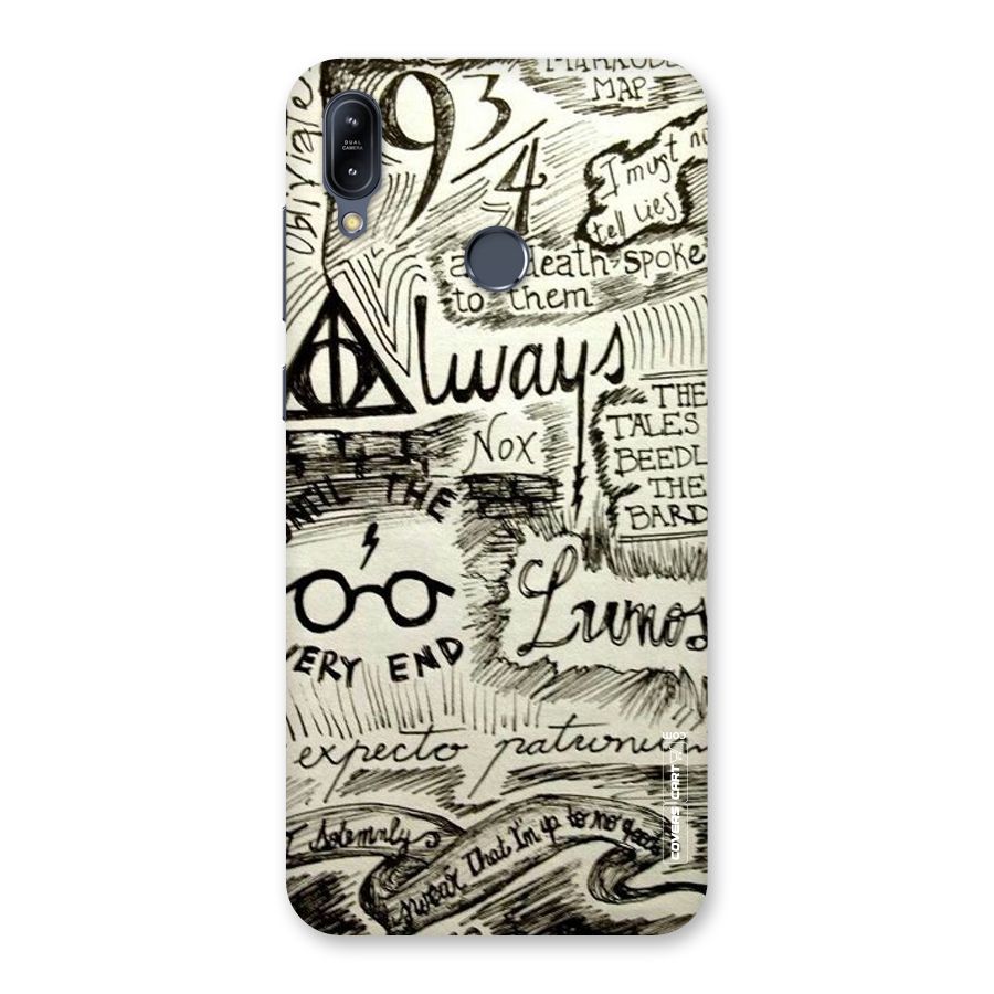 Doodle Art Back Case for Zenfone Max M2