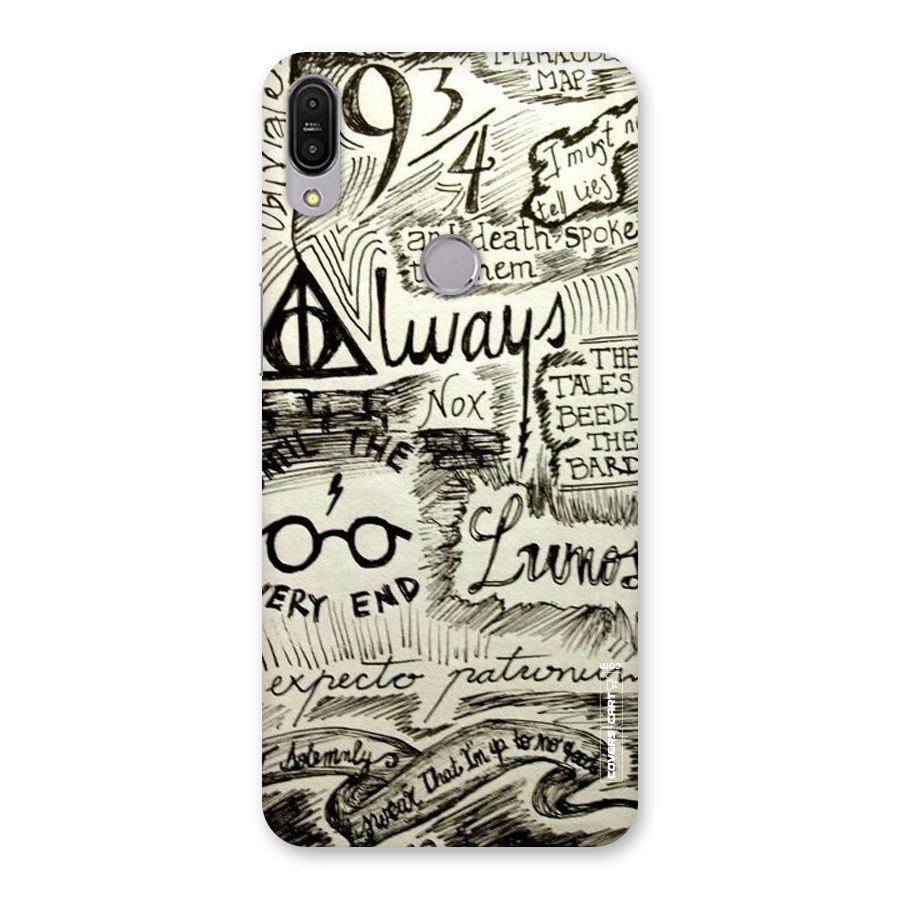 Doodle Art Back Case for Zenfone Max Pro M1