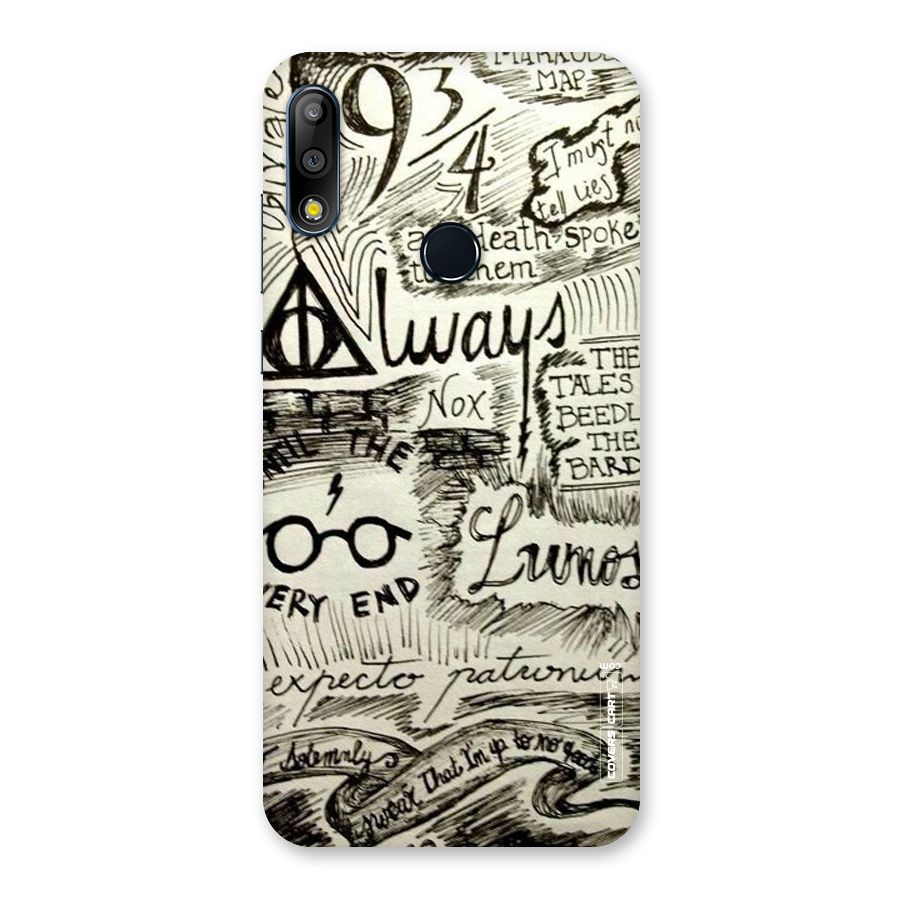 Doodle Art Back Case for Zenfone Max Pro M2
