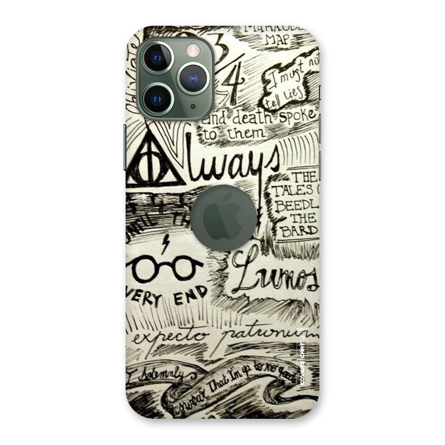 Doodle Art Back Case for iPhone 11 Pro Logo  Cut