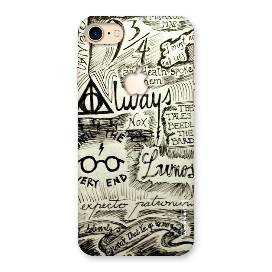 Doodle Art Back Case for iPhone 7 Apple Cut