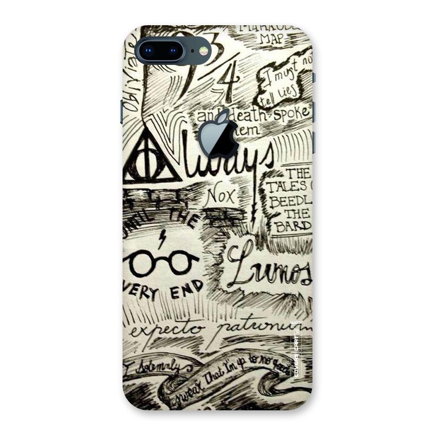 Doodle Art Back Case for iPhone 7 Plus Apple Cut