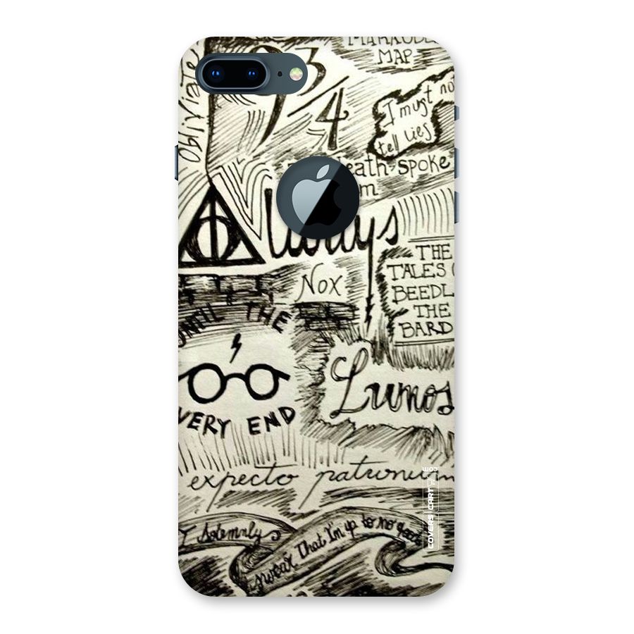 Doodle Art Back Case for iPhone 7 Plus Logo Cut