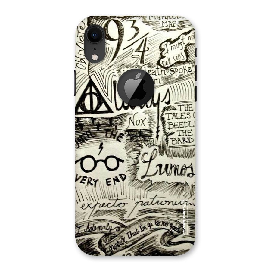 Doodle Art Back Case for iPhone XR Logo Cut
