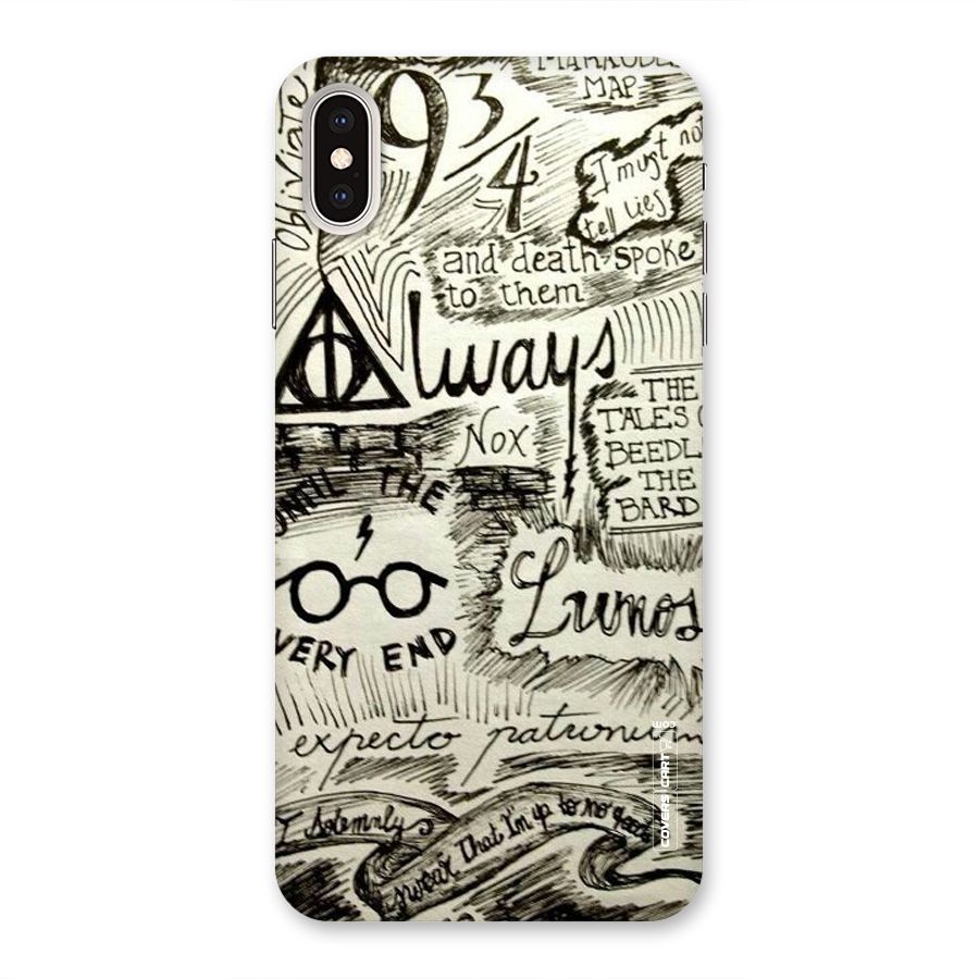 Doodle Art Back Case for iPhone XS Max