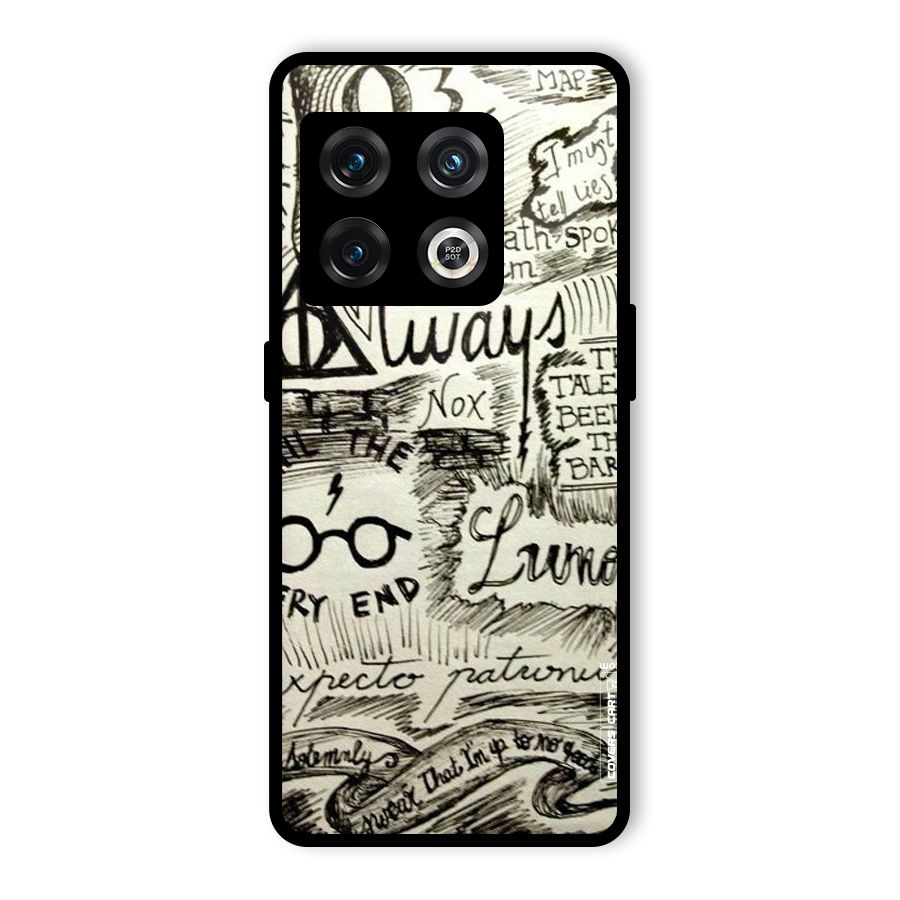 Doodle Art Glass Back Case for OnePlus 10 Pro 5G