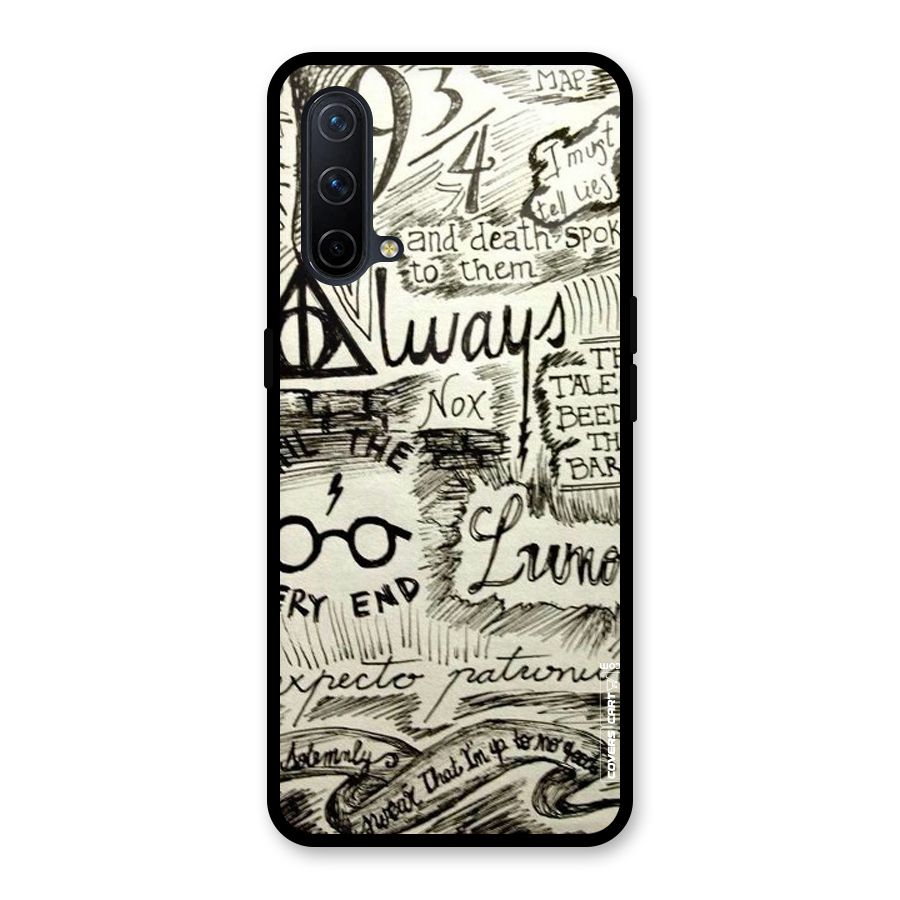 Doodle Art Glass Back Case for OnePlus Nord CE 5G