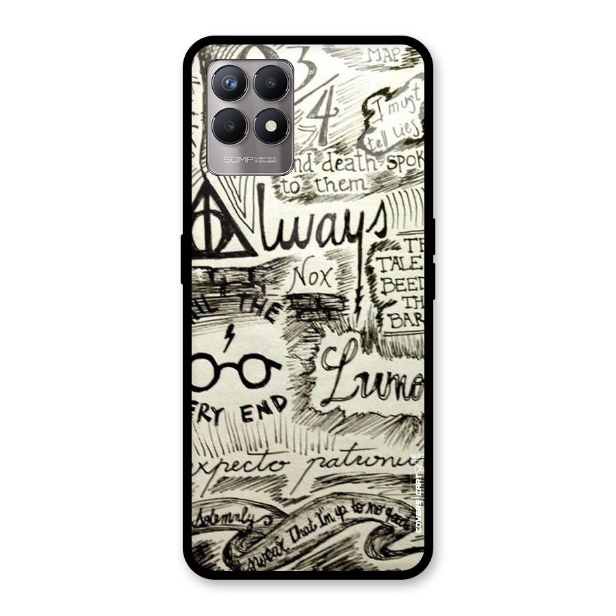 Doodle Art Glass Back Case for Realme Narzo 50