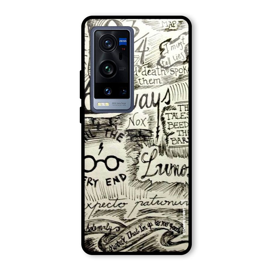 Doodle Art Glass Back Case for Vivo X60 Pro Plus