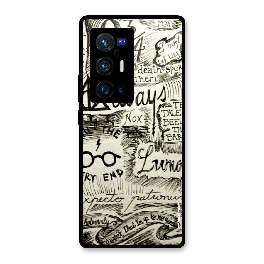 Doodle Art Glass Back Case for Vivo X70 Pro Plus
