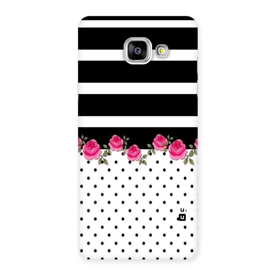 Dots Roses Stripes Back Case for Galaxy A5 2016