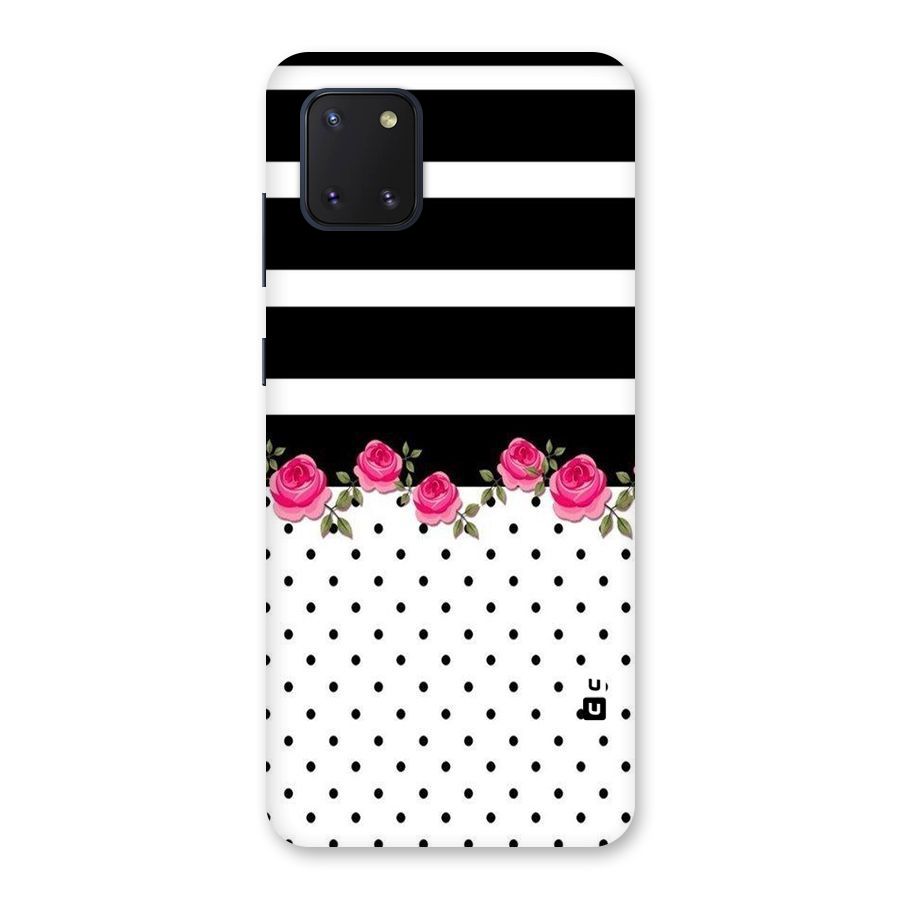 Dots Roses Stripes Back Case for Galaxy Note 10 Lite