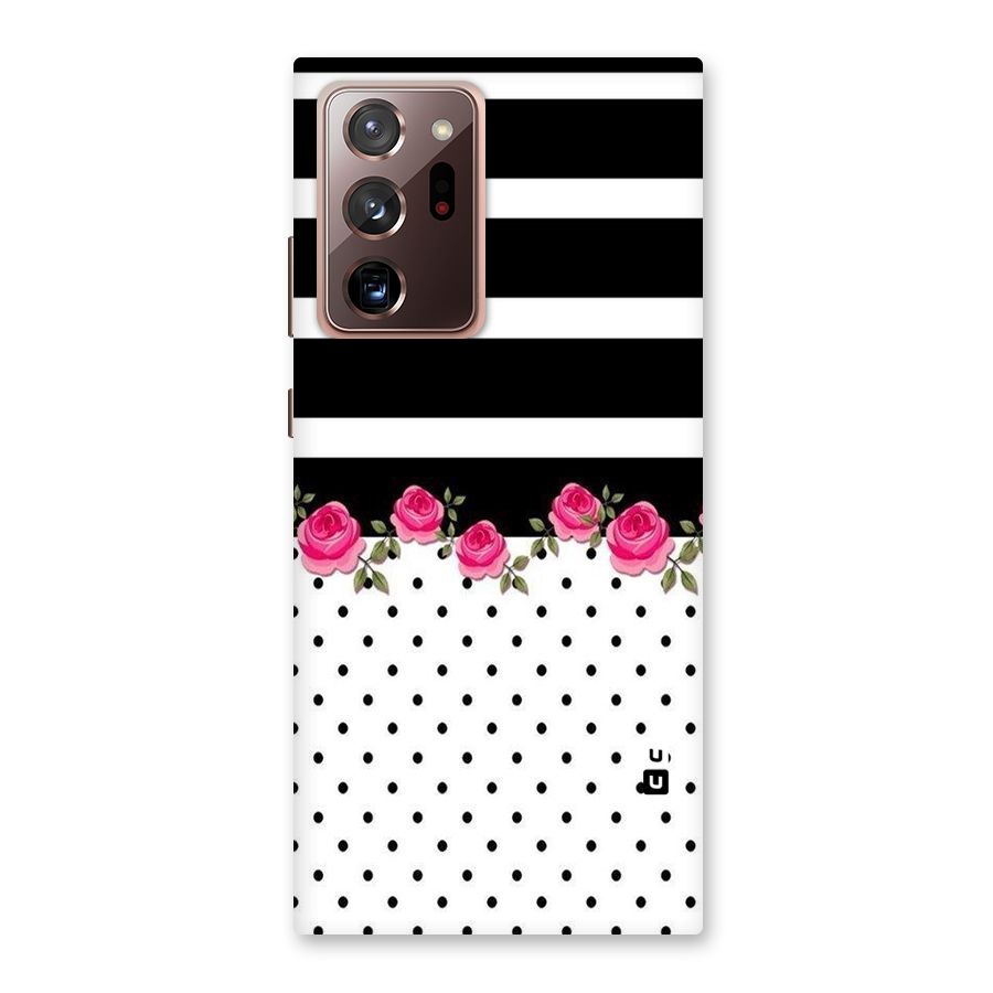 Dots Roses Stripes Back Case for Galaxy Note 20 Ultra
