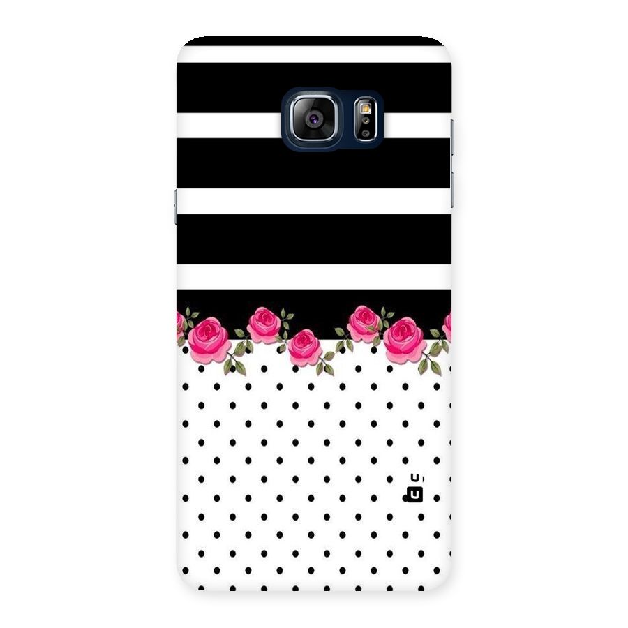 Dots Roses Stripes Back Case for Galaxy Note 5